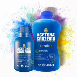 Acetona Cruzeiro 95ml e 480ml