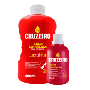 Tira Esmalte Unhas Alongadas 480mL e 95mL