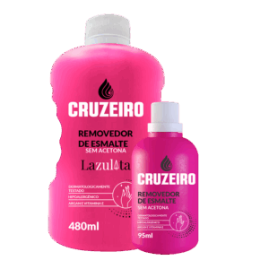 Removedor Sem Acetona Cruzeiro 480mL e 95mL