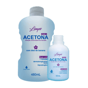 Acetona Limps 480mL e 95mL