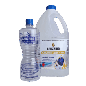 Álcool 70 ºINPM Cruzeiro Disponível em 5L e 1L